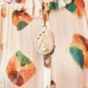 ULLA JOHNSON Beaded Macrame Shell Necklace - Mother Of Pearl -Lila's Closet BEADED MACRAME SHELL NECKLACE 0004
