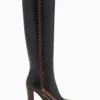 ULLA JOHNSON Arlette Knee High Boot - Noir 1 ULLA JOHNSON Arlette Knee High Boot - Noir -Lila's Closet FA231013 KNEEHIGHBOOTWITHSTITCHDETAIL NOIR a r web