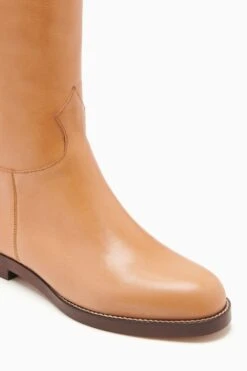 ULLA JOHNSON Ninia Riding Boot - Dune -Lila's Closet FA231016 RIDINGBOOT CAMMELLO c r web