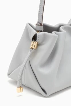 ULLA JOHNSON Remy Mini Soft Clutch - Agave -Lila's Closet FA231103 REMY MINI SOFT CLUTCH AGAVE c r UPDATE