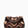 ULLA JOHNSON Remy Soft Convertible Clutch - Obsidian -Lila's Closet FA231111 REMYSOFTCONVERTIBLECLUTCH GEOJACQUARD a r web