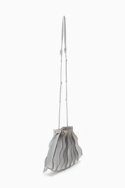 ULLA JOHNSON Adria Small Pleated Wave Bag - Agave 9 ULLA JOHNSON Adria Small Pleated Wave Bag - Agave -Lila's Closet FA231126 ADRIASMALLPLEATEDWAVEBAG AGAVE b r web