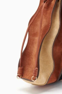 ULLA JOHNSON Adria Small Pleated Wave Bag - Dune Colorblock -Lila's Closet FA231128 ADRIASMALLPLEATEDWAVEBAG SIERRACOLORBLOCK c r web