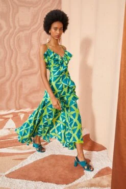 ULLA JOHNSON Zoya Dress - Citrine -Lila's Closet IMG 1183