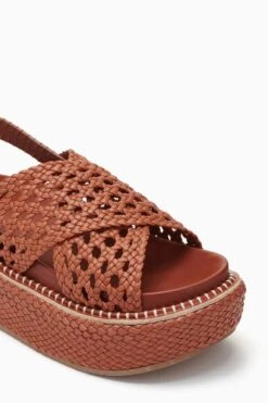 ULLA JOHNSON Gili Woven Leather Flatform - Sierra 9 ULLA JOHNSON Gili Woven Leather Flatform - Sierra -Lila's Closet PF231005 WovenLeatherFlatform Sierra c r web