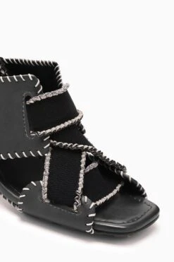 ULLA JOHNSON Bianca Elastic High Heel - Noir -Lila's Closet PF231007 ElasticHighHeel Noir c r web 3840x update