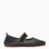 ULLA JOHNSON Eliza Elastic Ballet Flat - Noir -Lila's Closet PF231009 ElasticBallet Noir a r web