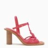 ULLA JOHNSON Penina Macrame Braided High Heel - Orchid -Lila's Closet PF231018 PeninaMacrameBraidedHighHeel ORCHID a r web