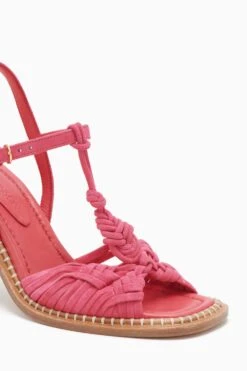 ULLA JOHNSON Penina Macrame Braided High Heel - Orchid -Lila's Closet PF231018 PeninaMacrameBraidedHighHeel ORCHID c r web