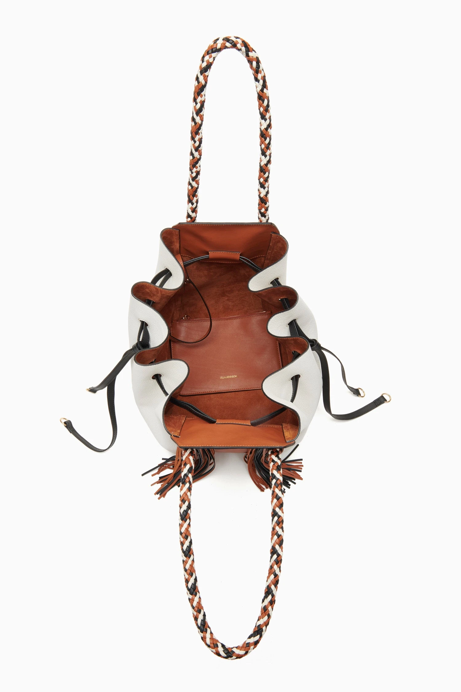 ULLA JOHNSON Daphne Leather Tote - Sierra Colorblock - Image 5