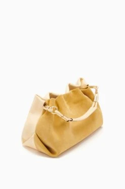 ULLA JOHNSON Remy Soft Convertible Clutch - Transparent Yellow -Lila's Closet PF231111 RemySoftConvertibleClutch TransparentYellow b r web