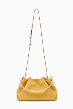 ULLA JOHNSON Remy Soft Convertible Clutch - Transparent Yellow -Lila's Closet PF231111 RemySoftConvertibleClutch TransparentYellow e r web