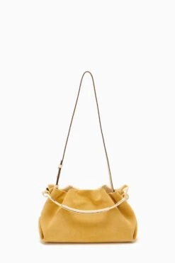 ULLA JOHNSON Remy Soft Convertible Clutch - Transparent Yellow -Lila's Closet PF231111 RemySoftConvertibleClutch TransparentYellow f r web