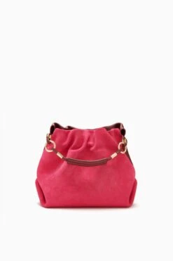 ULLA JOHNSON Remy Mini Handbag - Orchid Colorblock -Lila's Closet PF231113 RemyMiniHandbag Oxblood b r web