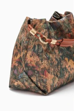 ULLA JOHNSON Remy Mini Handbag - Woodland -Lila's Closet PF231114 RemyMiniHandbag Jacquard d r web