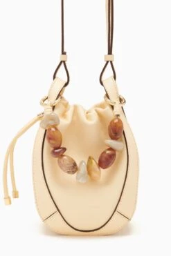 ULLA JOHNSON Lee Pouch - Transparent Yellow -Lila's Closet PF231115 LeePouch TransparentYellow c r web