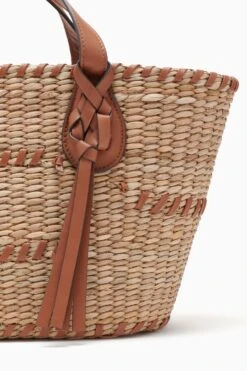 ULLA JOHNSON Seaview Day Basket - Natural -Lila's Closet PF231134 SeaviewDayBasket Natural Sierra c r web