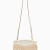 ULLA JOHNSON Maya Raffia Crossbody - Natural -Lila's Closet PF231137 RaffiaDoubleConvertiblePouch Natural a r web