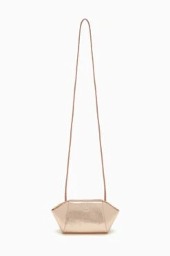 ULLA JOHNSON Imogen Large Makeup Pouch - Champagne -Lila's Closet PF231316 ImogenLargeMakeupPouch CHAMPAGNE e r web