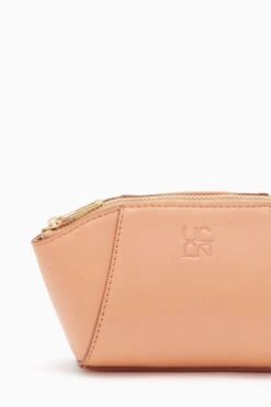 ULLA JOHNSON Imogen Small Makeup Pouch - Sundew -Lila's Closet PF231317 ImogenSmallMakeupPouch SUNDEW c r web