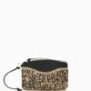 ULLA JOHNSON Maya Raffia Pouch - Noir Melange -Lila's Closet PF231320 RaffiaPouch NoirMelange a r web