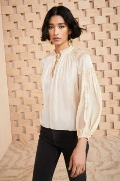 ULLA JOHNSON Maeve Blouse - Dawn