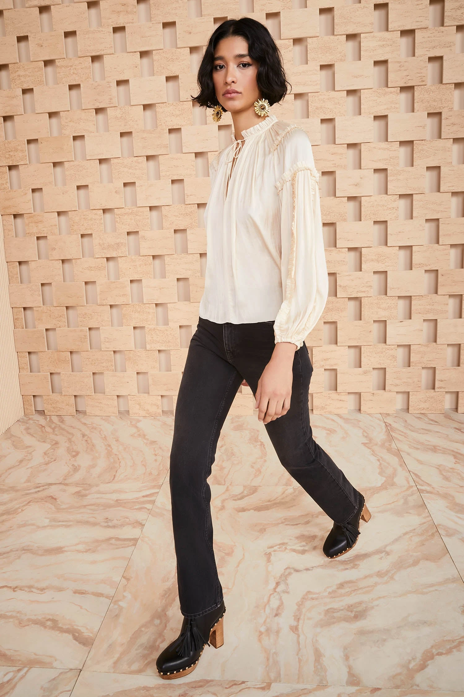 ULLA JOHNSON Maeve Blouse - Dawn 5 ULLA JOHNSON Maeve Blouse - Dawn - Image 3