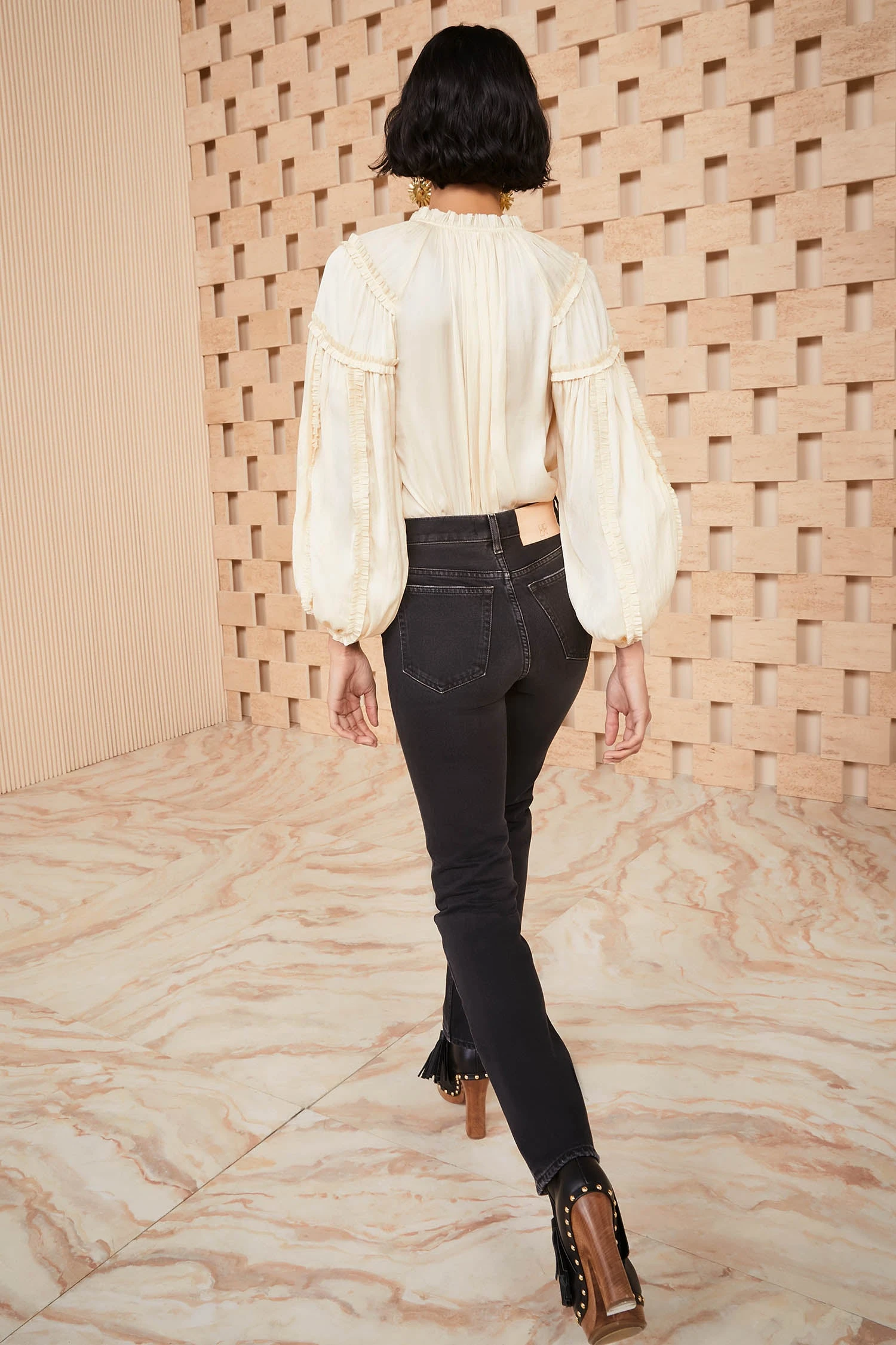 ULLA JOHNSON Maeve Blouse - Dawn 6 ULLA JOHNSON Maeve Blouse - Dawn - Image 4