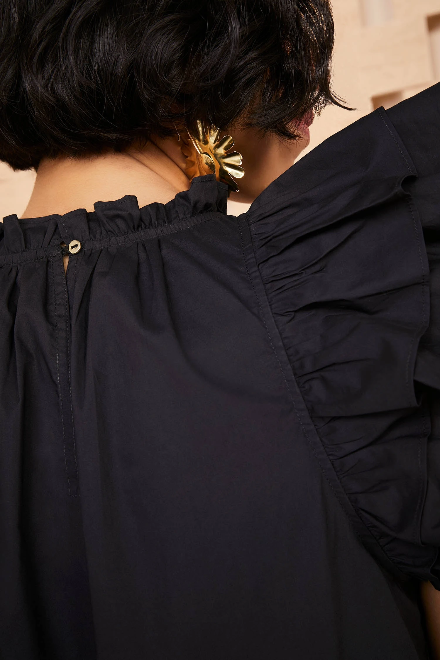 ULLA JOHNSON Eden Dress - Noir 5 ULLA JOHNSON Eden Dress - Noir - Image 3