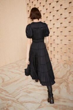 ULLA JOHNSON Olivia Dress - Noir 9 ULLA JOHNSON Olivia Dress - Noir -Lila's Closet SHOT 109 ULLA JOHNSON OLIVIA DRESS NOIR UJ990152 00501