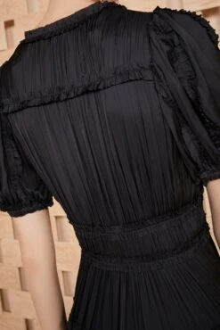 ULLA JOHNSON Olivia Dress - Noir 10 ULLA JOHNSON Olivia Dress - Noir -Lila's Closet SHOT 109 ULLA JOHNSON OLIVIA DRESS NOIR UJ990152 0117