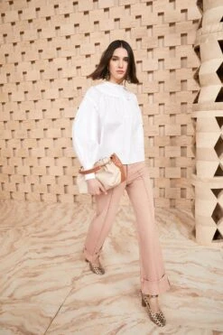 ULLA JOHNSON Marika Blouse - Blanc -Lila's Closet SHOT 165 0094 ULLA JOHNSON MARIKA BLOUSE BLANC UJ990208 view 1