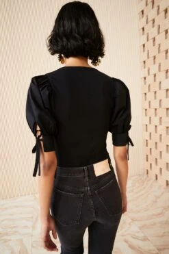 ULLA JOHNSON Pia Top - Noir -Lila's Closet TEST ULLA JOHNSON PIA TOP NOIR UJ990723 view 4