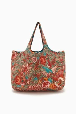 ULLA JOHNSON Kamari Tote - Delphinium -Lila's Closet UJ991102 KamariTote DELPHINIUM d r web