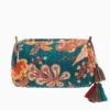 ULLA JOHNSON Priya Makeup Bag - Delphinium -Lila's Closet UJ991330 PriyaMakeupBag DELPHINIUM a r web