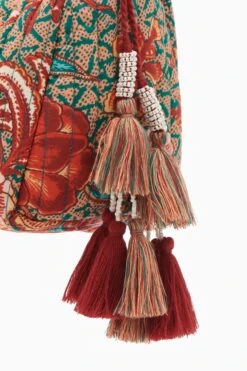 ULLA JOHNSON Priya Makeup Bag - Primrose -Lila's Closet UJ991330 PriyaMakeupBag PRIMROSE c r