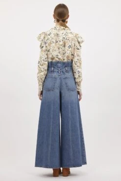 ULLA JOHNSON The Sylvan Jean - Danube Medium Indigo Wash -Lila's Closet UJ AW23 038 0660