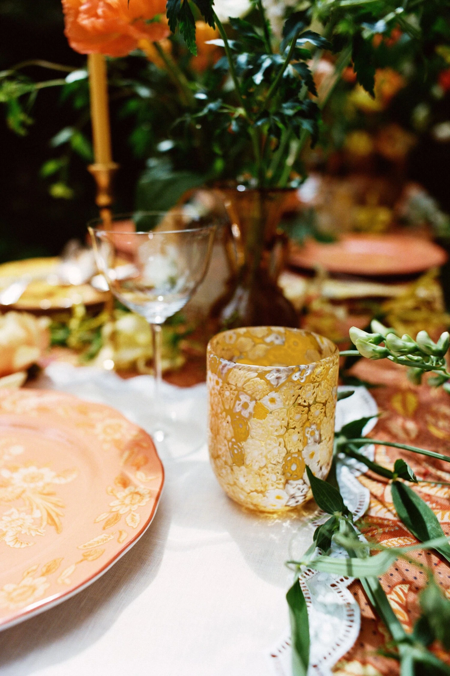 ULLA JOHNSON Murrine Glass - Chartreuse 4 ULLA JOHNSON Murrine Glass - Chartreuse - Image 2