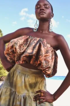 ULLA JOHNSON Lyla Top - Woodland -Lila's Closet UJ PF23 PDP ALT CROP 1500x2250 11