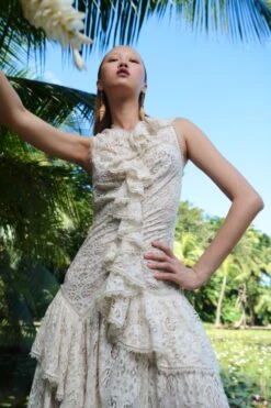 ULLA JOHNSON Odile Dress - Chalk -Lila's Closet UJ PF23 PDP CROP 1500x2250 LOOK 28