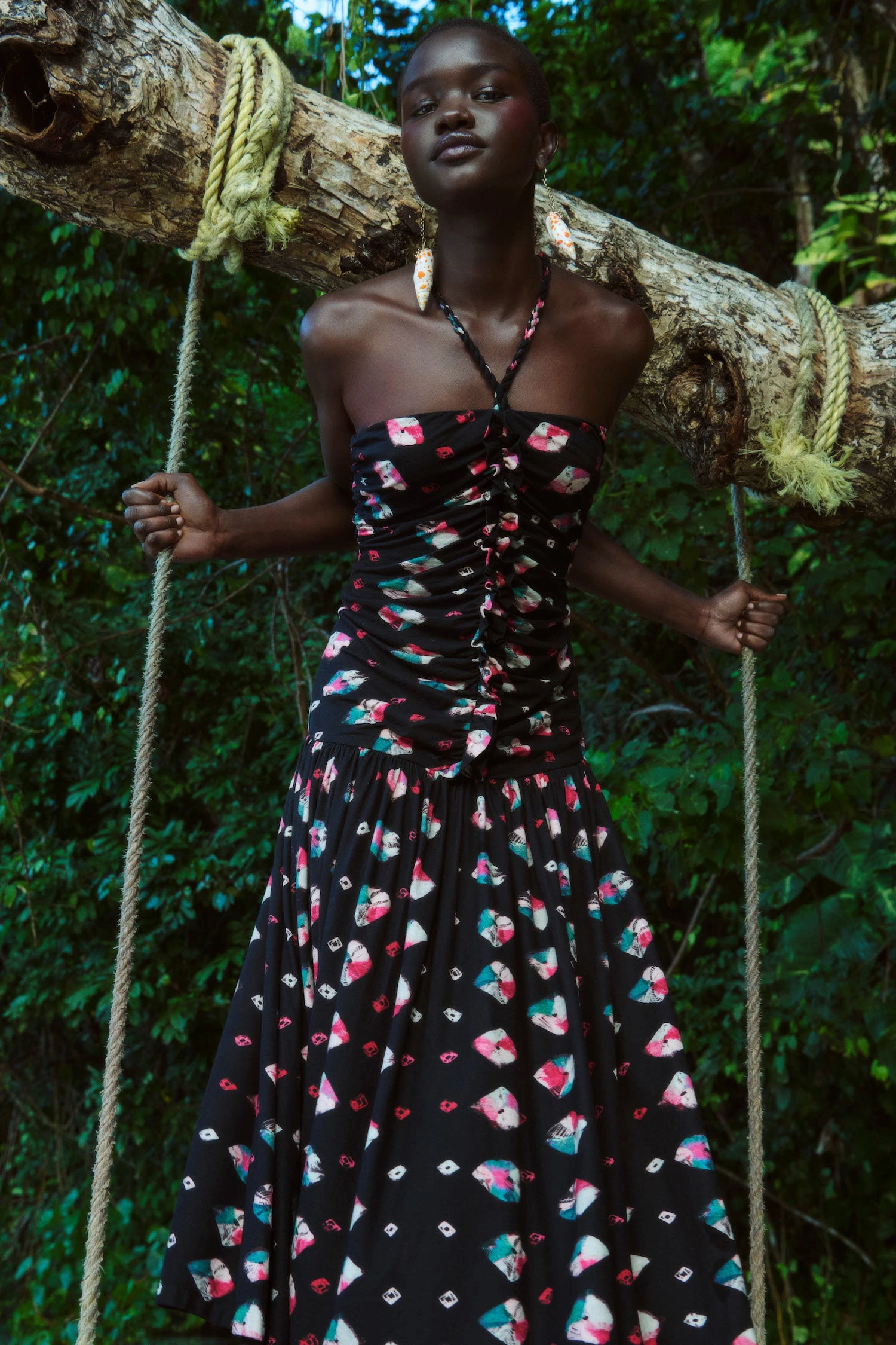 ULLA JOHNSON Marcella Dress - Nocturne 4 ULLA JOHNSON Marcella Dress - Nocturne - Image 2