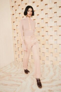 ULLA JOHNSON The Genevieve Jean - Rosewood Wash -Lila's Closet ULLA JOHNSON GENEVIEVE JEAN ROSEWOODWASH UJ990420 view 2