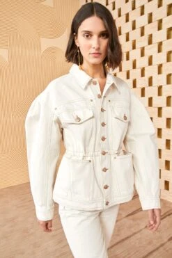 ULLA JOHNSON The Odette Jacket - Cowrie Wash