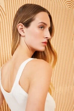 ULLA JOHNSON Ameline Tank - Ivory -Lila's Closet ULLA JOHNSON AMELINE TANK IVORY 04