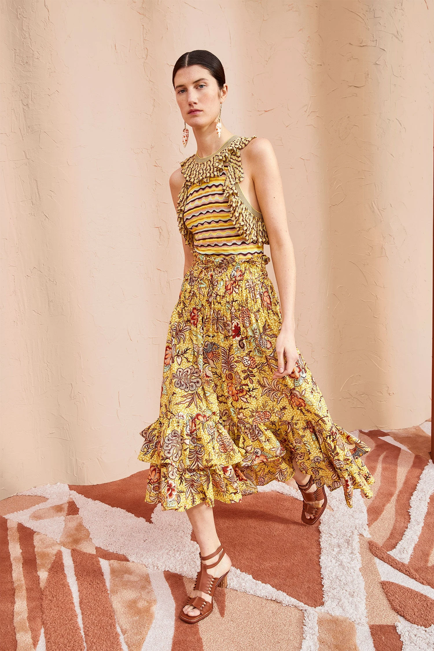 ULLA JOHNSON Acacia Skirt - Calla Lily 3 ULLA JOHNSON Acacia Skirt - Calla Lily