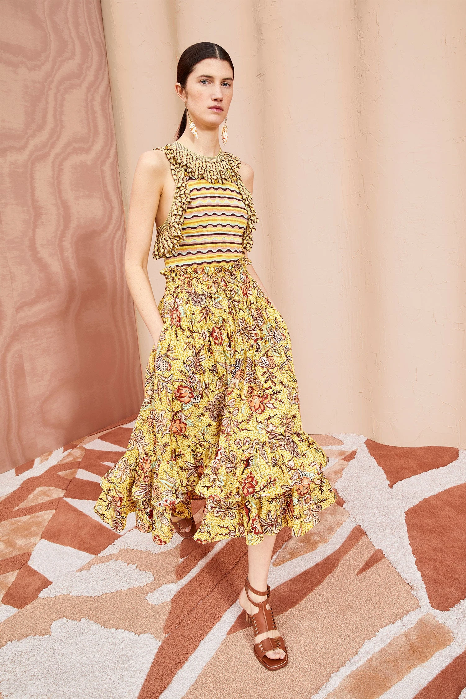 ULLA JOHNSON Acacia Skirt - Calla Lily 5 ULLA JOHNSON Acacia Skirt - Calla Lily - Image 3