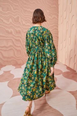 ULLA JOHNSON Adalie Dress - Tigerlily -Lila's Closet ULLA JOHNSON Adalie Dress TIGERLILY 04