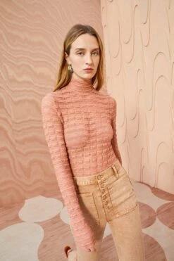 ULLA JOHNSON Adora Turtleneck - Copper