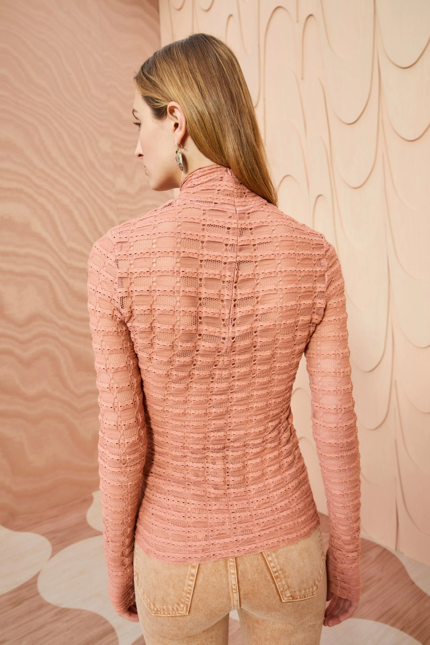 ULLA JOHNSON Adora Turtleneck - Copper 6 ULLA JOHNSON Adora Turtleneck - Copper - Image 4