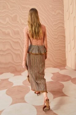 ULLA JOHNSON Agatha Skirt - Tiger's Eye -Lila's Closet ULLA JOHNSON Agatha Skirt TIGER SEYE 0166